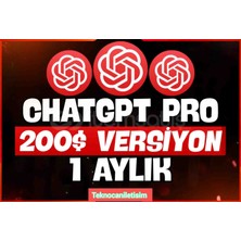 Chatgpt Pro 200 $ Versiyon+Gpt 5.2 Yeni Sürüm