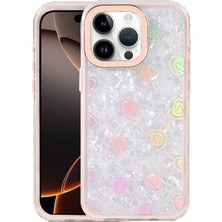 Apple iPhone 15 Pro Max Lumi Desenli Kapak - Pembe