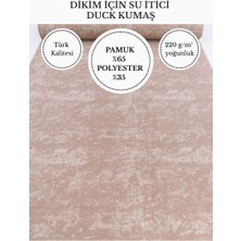Fabricstown Mermer Efektli Su Itici Duck Kumaş | 220 G/m² | %65 Pamuk %35 Polyester | 180 cm En