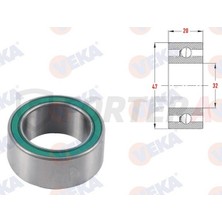 Fortera Universal Klima Bilyası Rulmanı 32X47X20