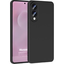 Samsung Galaxy S25 Edge Premium Siyah Silikon Darbe Emici Telefon Kılıfı Ceptecep