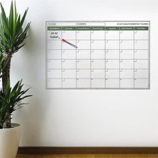 Sinerjim Manyetik Yapışkanlı Bir Aylık Program Planlayıcı Takvim 85x56 cm