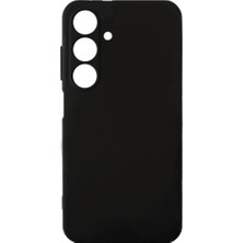 Samsung Galaxy S24 Plus Premium Siyah Silikon Darbe Emici Telefon Kılıfı Ceptecep