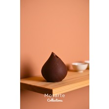 Mosarte Damla Formlu Modern Dekor Vazosu 3D Doku Yüzeyli