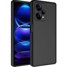 Redmi Note 12 Pro Plus Premium Siyah Silikon Darbe Emici Telefon Kılıfı Ceptecep