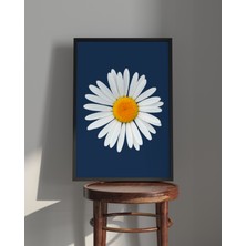 Rosa Art Tablo | Ahşap Çerçeveli Tablo | Çerçeveli Poster | Papatya Temalı Tablo