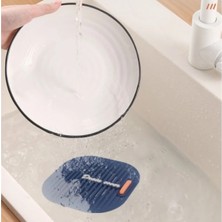 Ttt Nevamel Süzgeçli Lavabo Gider Koruyucu Mat Gri