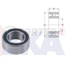 Fortera Universal Klima Bilyası Rulmanı 30X50X20