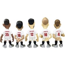 - 5'li Paket - 7 cm Pvc Figürler - V2 (Ramos, Rakitic, Mir, Navas, Fernando)