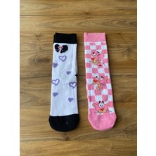 Nexa Doğaltaş Çizgi Karakter Desenli Kolej Çorap