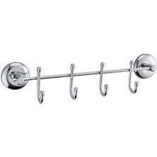 Sinerjim 4 Kancalı Dekoratif Askılık Mutfak Banyo Duvar Yüzeyi Askısı