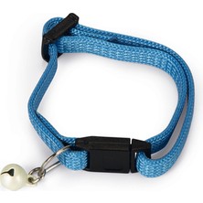 Ozlstor Beeztees Yavru Kedi Boyun Tasması, Zilli, Mavi, 15-22CM