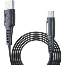 CPT83 DC01 Süper Hızlı Micro USB Kablo 1m 2.4A - Siyah