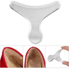 Jetfast 2 Çift T Şekilli Ayakkabı Topuk Vurma Önleyici Koruyucu Silikon Ped