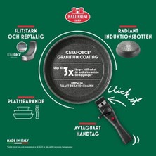 Torre Kızartma Tavası, 20 Cm, Seramik Kaplama, Indüksiyonlu Ocaklara Uygun, Çıkarılabilir Sap, Alüminyum