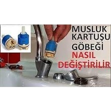 Armatur Banyo Mutfak Batarya Kartuşu 35 Lik Ayaklı
