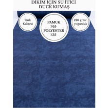Fabricstown Mermer Efektli Su Itici Duck Kumaş | 220 G/m² | %65 Pamuk %35 Polyester | 180 cm En