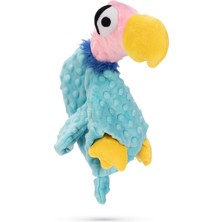 Ozlstor Beeztees Köpek Oyuncağı, Papağan, Peluş, Turkuaz, 38X15X10CM
