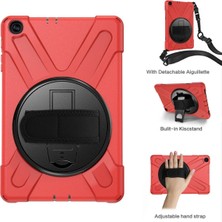 Samsung Galaxy T510 Tab A 10.1 Kılıf Amazing Tablet Kapak - Kırmızı KOZMIX-969871