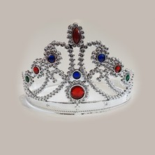 DecoTech Prenses Parti Tacı Gümüş Rengi 1 Adet (55476)