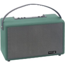 F32 2X50W Sürücülü 2 Adet Mikrofonlu Bt 5.2 Kablosuz Hoparlör - Yeşil KOZMIX-969871