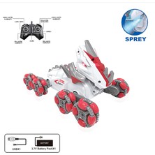 Vardem Uzaktan Kumandalı Full Fonksiyon Şarjlı 2,4g 8 Teker Buhar Atan Dinozor Araba