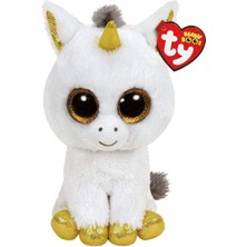 Sinerjim Ty Beanie Boos Peluş Beyaz Unicorn Pegasus 25 cm