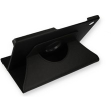 CPT83 Samsung Galaxy X200 Tab A8 10.5 Kılıf 360 Tablet Deri Kılıf - Siyah