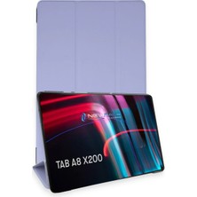 Samsung Galaxy X200 Tab A8 10.5 Kılıf Tablet Smart Kılıf - Lila KOZMIX-969871