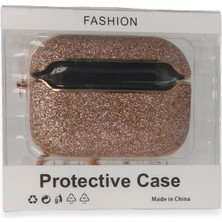 Airpods Pro (1.nesil) Spell Simli Kılıf - Rose Gold KOZMIX-969871