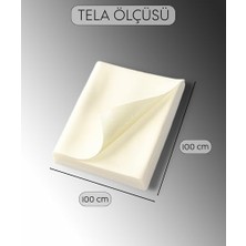 Modern Teknik Tekstil Bsn Tela 1x1 Metre 50 Micron - Çift Taraflı Yapışkan Tela - Yapıştırma Telası - Laminasyon Telası - Dikiş Nakış Telası - Ütü ile Yapıştırılan Tela - Kağıtlı Tela