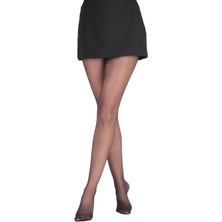 Dodes Dodes Parlak Ince Siyah Külotlu Çorap 15 Den