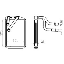 Oris Orıs KFI004026 - Kalorifer Radyatörü Peugeot Boxer Iıı Cıtroen Jumper Fıat Ducato Iıı 06 230×163X26