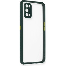 CPT83 Realme 7 Pro Kılıf Miami Şeffaf Silikon - Koyu Yeşil