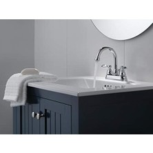 Banyo Bataryası, Krom Banyo Lavabo Bataryası, 2 Kolu Banyo Bataryası, Pop-Up Tahliye Montajı, Krom P299685LF