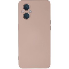 Reno 7 Lite Kılıf Nano Içi Kadife Silikon - Pudra