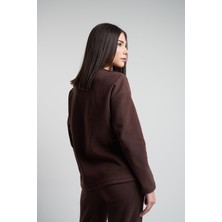 Ambar Ön Bağlama Detaylı Triko Hırka