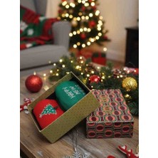 Algitsin O L A Unisex 2 Çift Yılbaşı Çorabı