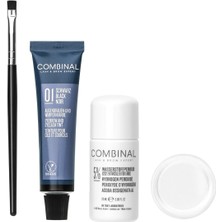 Combinal Beyazları Kapatıcı No: 01 Siyah Kaş ve Kirpik Boya Seti 15 ml + Oksidan 20 ml