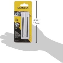 STA35007 Planya Bıçak, Metalik, 2 Adet, 5.5 x 82 x 1.1 mm
