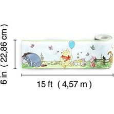RMK4410BD The Pooh, Vinil, Çok Renkli, 12,7 cm x 4,57 M