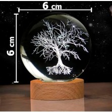Cam Küre Işıklı Göz Yormayan Motifli Masaüstü Aydınlatma Gece Lambası Dekoratif Çocuk Odası Salon Yatak Odası Lamba 6cm x 6cm