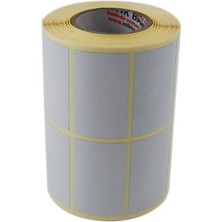 Hazır Al Hızlı Al Kuşe Etiket(Sürsajlı) 50MM x 30MM Toplam 1500 Adet 1 Rulo, Sarılmış Yan Yana 2li 40MM Çapında Örtücü Kapatma Etiketi