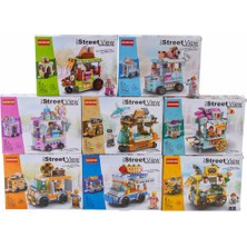 Lelebrother Dondurma Seti LEGO 8613 Brıckz 8 Li Dondurma Satış Tezgahı 1 Sette