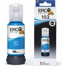 Ero Print Epson EcoTank L3150 Mavi Muadil Mürekkep 65ML