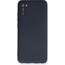 Galaxy A03S Kılıf Nano Içi Kadife Silikon - Lacivert