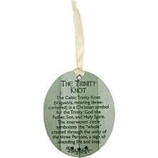 Abbey & Ca Hediye Trinity Düğüm Mdf Süsleme Krem Kurdele Hediye Kutulu