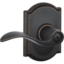 F40 Acc 716 Cam Camelot Privacy Lever, Aged Bronze, Ne