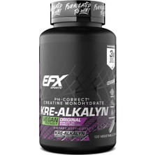 EFX Sports Kre-Alkalyn EFX | pH Correct Creatine Monohydrate Muscle Growth 120 Caps