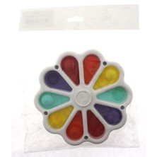 Sinerjim Pop It Eğitici Çark İngilizce Sayılar ve Şekiller